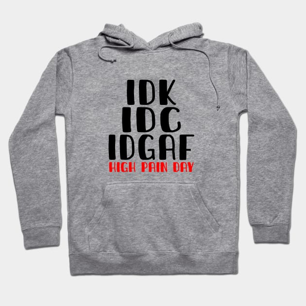 Spoonie Species: IDGAF Hoodie by spooniespecies